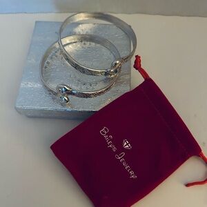 Sterling Silver heavy Bangles